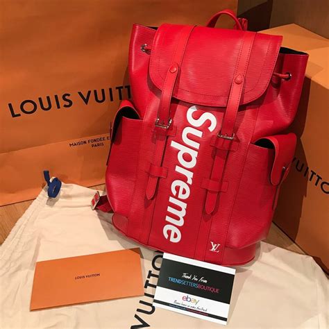 supreme x louis vuitton backpack replica|louis vuitton supreme raincoat.